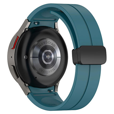Samsung Galaxy Watch 4 5 Pro 6 40 42 43 44 45 46 47 Mm Uyumlu Kordon Magnet Tokalı Silikon Kayış