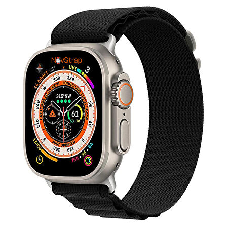 NovStrap Apple Watch Series 8 45mm ile Uyumlu Kordon Alpine Loop Tasarım Kordon Kayış