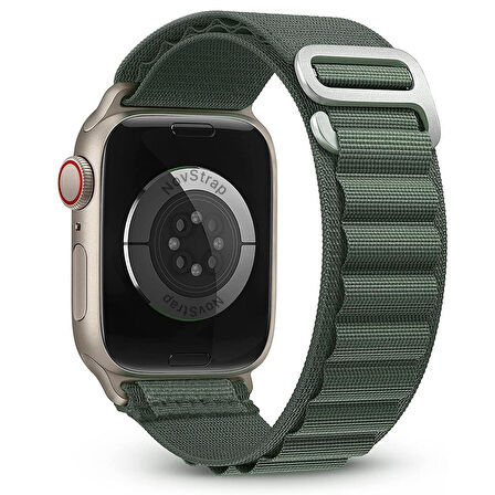 NovStrap Apple Watch 38mm 40mm 41mm 1 2 3 4 5 6 7 8 Se Seri Uyumlu Kordon Alpine Loop Kayış