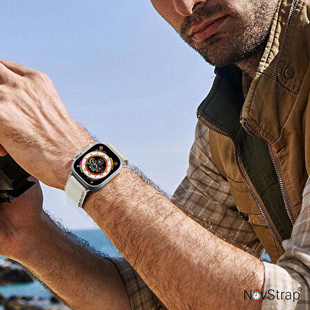 NovStrap Apple Watch Series 8 41mm Uyumlu Kordon Alpine Loop Tasarım Kordon Kayış