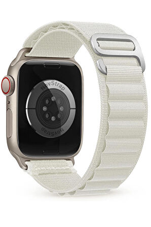NovStrap Apple Watch Series 7 41mm Uyumlu Kordon Alpine Loop Tasarım Kordon Kayış