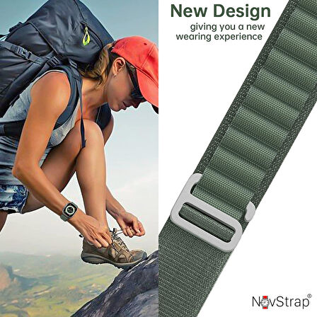 NovStrap Apple Watch Series 4 40mm Uyumlu Kordon Alpine Loop Tasarım Kordon Kayış