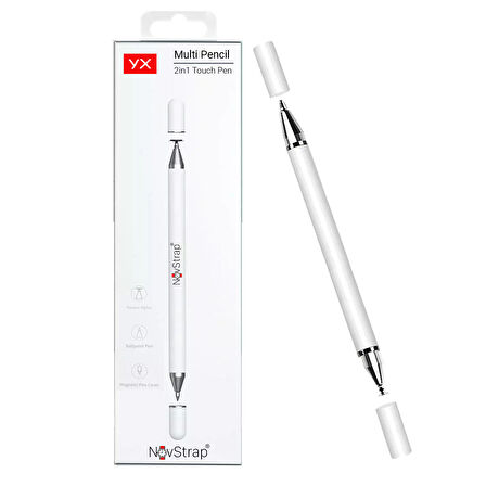 NovStrap iPad 10 Nesil 10.9 inç Uyumlu Dokunmatik Kalem Pencil Stylus Çizim Tasarım Kalemi