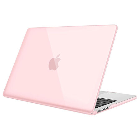 NovStrap Apple MacBook Air 13.6 inç 2022 M2 Çip A2681 Uyumlu Kılıf Parlak-Siyah Klavye Kılıfı-Film