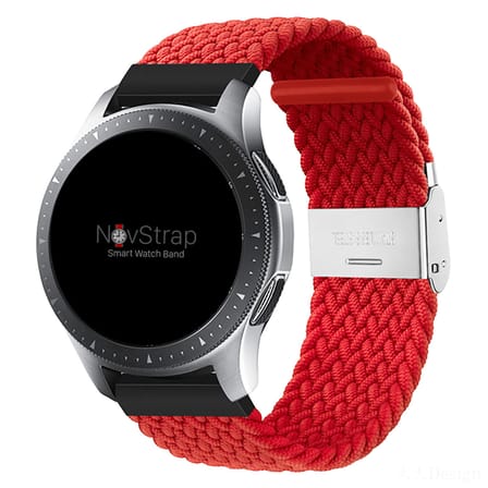 NovStrap Honor Magic Watch 2 46mm ile Uyumlu Kordon Kayış (22mm) Flexible Elastik Örgü Kayış