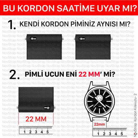 NovStrap Honor Magic Watch 2 46mm ile Uyumlu Kordon Kayış (22mm) Flexible Elastik Örgü Kayış