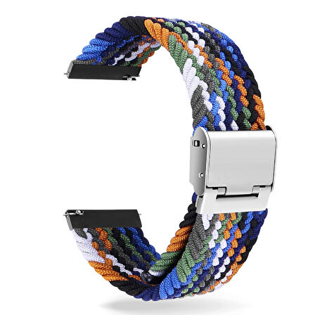 NovStrap Huawei Watch 3 Huawei Watch 3 Pro Uyumlu Kordon Kayış (22mm) Flexible Elastik Örgü Kayış