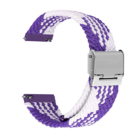 NovStrap Huawei Watch GT2 46mm ile Uyumlu Kordon Kayış (22mm) Flexible Elastik Örgü Kayış