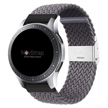 NovStrap Huawei Watch GT3 Pro 46mm ile Uyumlu Kordon Kayış (22mm) Flexible Elastik Örgü Kayış