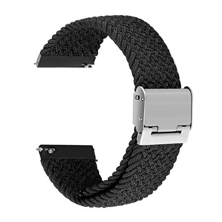 NovStrap Samsung Galaxy Watch 3 45mm ile Uyumlu Kordon Kayış (22mm) Flexible Elastik Örgü Kayış