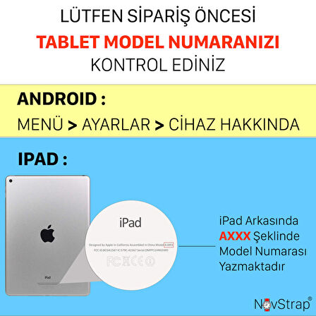 NovStrap Samsung Galaxy Tab S7 Plus / S8 Plus 12.4 X800 T970 Kılıf Smart Kalem Bölmeli Trifold Stand