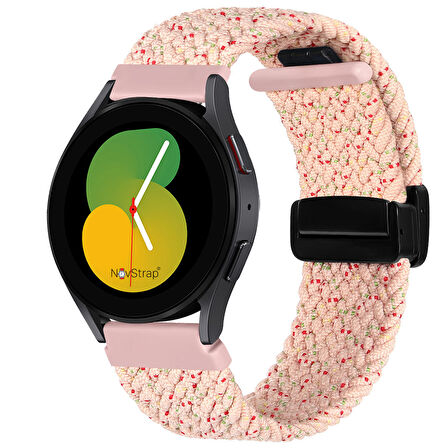 NovStrap Huawei Watch Gt2 Gt2e Gt2 Pro Gt3 Se Gt3 Pro 46mm Mi Watch S1 Uyumlu Kordon Flexible Magnet