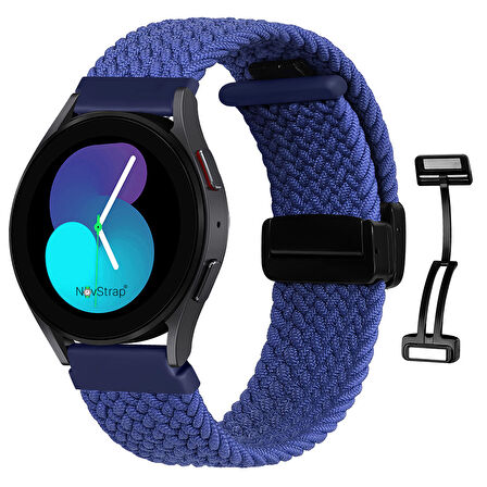NovStrap Xiaomi Mi Watch Uyumlu Kordon Kayış (22mm) Flexible Örgü Magnet Tokalı Kordon