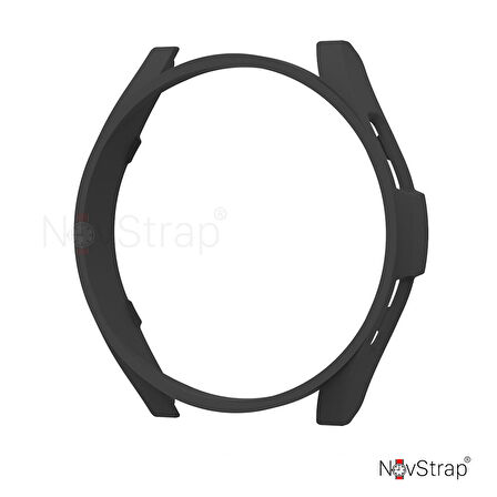 NovStrap Samsung Galaxy Watch 6 Classic 47mm ile Uyumlu Kılıf Camsız Kasa Koruyucu Sert PC