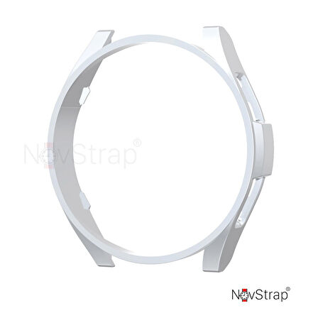 NovStrap Samsung Galaxy Watch 6 Classic 47mm ile Uyumlu Kılıf Camsız Kasa Koruyucu Sert PC