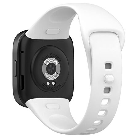 NovStrap Xiaomi Redmi Watch 3 ile Uyumlu Kordon Kayış Jel Yumuşak Silikon Kordon