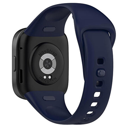 NovStrap Xiaomi Redmi Watch 3 ile Uyumlu Kordon Kayış Jel Yumuşak Silikon Kordon