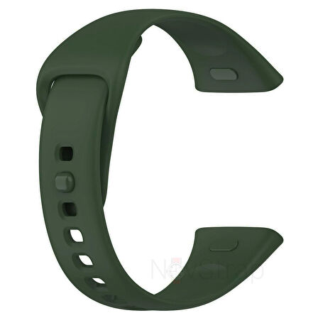 NovStrap Xiaomi Redmi Watch 3 ile Uyumlu Kordon Kayış Jel Yumuşak Silikon Kordon