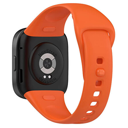 NovStrap Xiaomi Redmi Watch 3 ile Uyumlu Kordon Kayış Jel Yumuşak Silikon Kordon