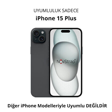 NovStrap Apple iPhone 15 Plus ile Uyumlu Ekran Koruyucu Parlak Şeffaf Seramik Nano Esnek Cam