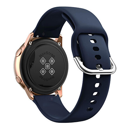 NovStrap Huawei Watch GT4 41mm ile Uyumlu Kordon (18mm Pimli) Yumuşak Jel Silikon Kordon Kayış