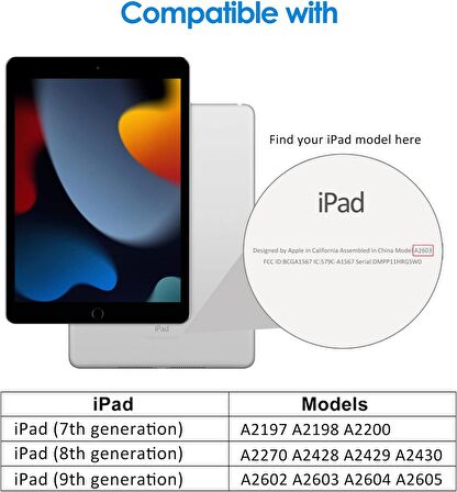 NovStrap Apple iPad 7/8/9 Nesil 10.2 inç ile Uyumlu Mıknatıslı Tak Çıkar Paper Like Ekran Koruyucu