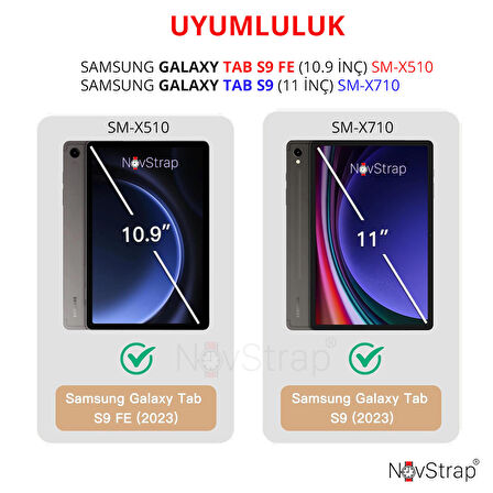 NovStrap Samsung Galaxy Tab S9 11" Sm-X710 ile Uyumlu Mıknatıslı Tak Çıkar Paper Like Ekran Koruyucu