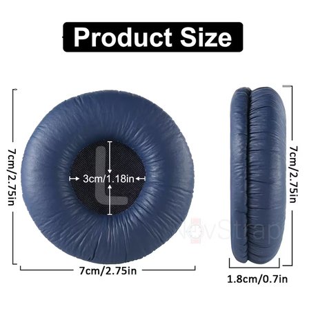NovStrap JBL Kulaklık Pedi Süngeri 500BT 510BT 520BT 560BT 570BT 525BT 450BT 460BT JR310 ile Uyumlu