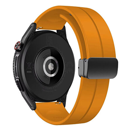 Huawei Watch Gt4 46mm Gt3 46mm Gt3 Pro Gt3 Se Elite Gt2 46mm Gt2e Uyumlu Kordon Silikon Magnet Toka