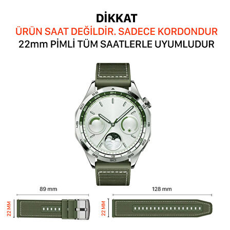 NovStrap Haylou Solar Lite-Watch 2 Pro-Ls05 ile Uyumlu Kordon Kayış (22mm) Lansman Silikon Kayış