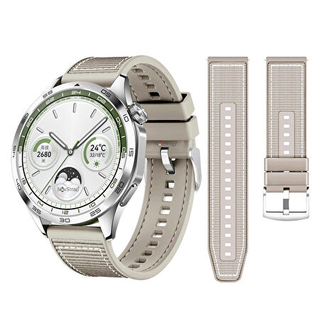 NovStrap Amazfit İle Uyumlu Bip-Bip Lite-Bip U Pro-Bip 3-Bip 3 Pro Kordon (20mm) Lansman Kumaş