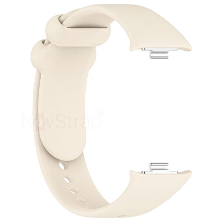 NovStrap Xiaomi Redmi Watch 4 ile Uyumlu Kordon Kayış Yumuşak Silikon Klasik Kordon