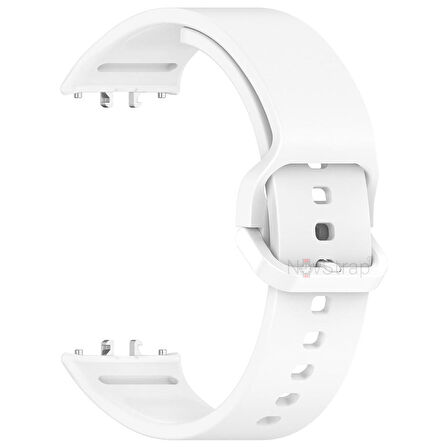 NovStrap Samsung Galaxy Fit 3 ile Uyumlu Kordon Kayış Yumuşak Silikon Klasik Kordon