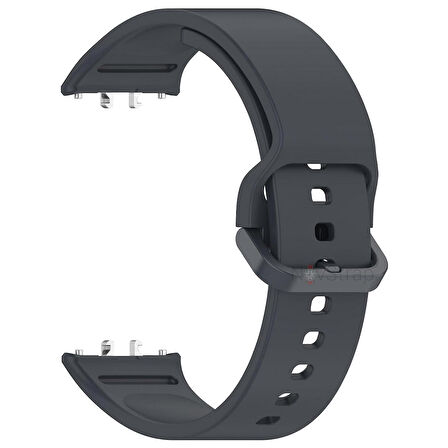 NovStrap Samsung Galaxy Fit 3 ile Uyumlu Kordon Kayış Yumuşak Silikon Klasik Kordon