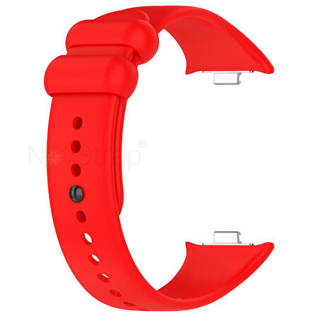 NovStrap Xiaomi Mi Band 8 Pro ile Uyumlu Kordon Kayış Yumuşak Silikon Klasik Kordon