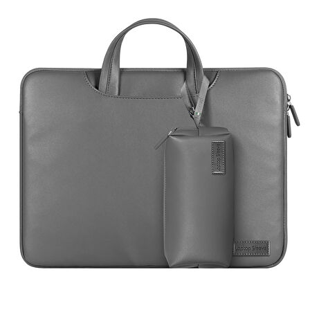 NovStrap Apple Macbook Air M2 M3 13.6 inç A2681 A3113 ile Uyumlu Luxury Pu Deri Çanta Kılıf Sleeve