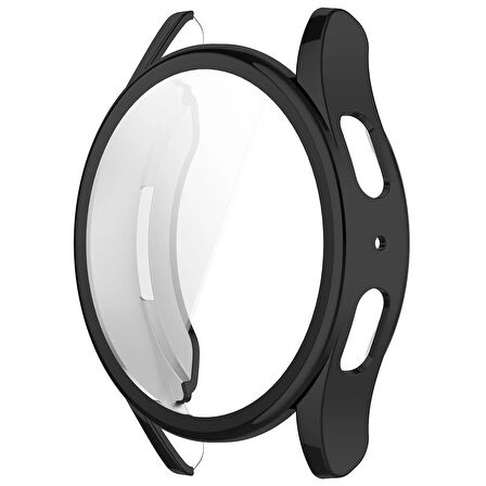 NovStrap Samsung Galaxy Watch 7 40mm ile Uyumlu Kasa ve Ekran Koruyucu TPU Yumuşak Silikon Kılıf