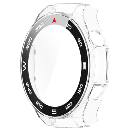 NovStrap Huawei Watch Ultimate ile Uyumlu Ekran Koruyucu Cam ve Kasa Koruyucu Kılıf Sert Pc