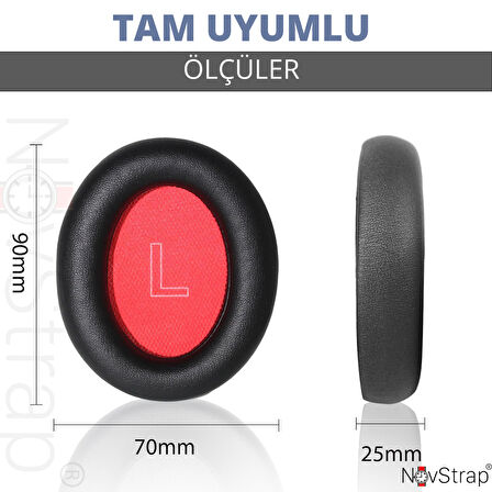 NovStrap Anker Soundcore Life Q10 Q10 Bt ile Uyumlu Kulaklık Pedi Süngeri Yastığı