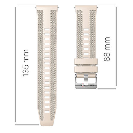 NovStrap Samsung Galaxy Watch 7 Fe 4 5 6 Classic 40 42 43 44 45 46 47 Mm ile Uyumlu Kordon 20mm Hybrid Dikişli