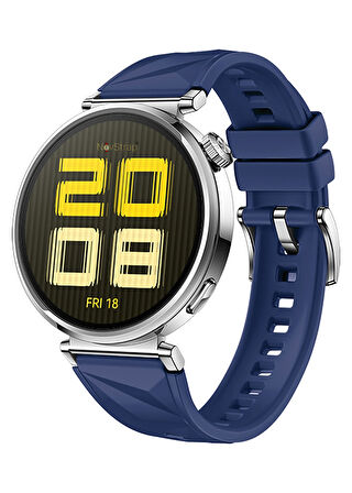 NovStrap Huawei Watch GT4 41mm GT5 41mm ile Uyumlu Kordon (18mm Pimli) Lansman Prizma Silikon Kayış