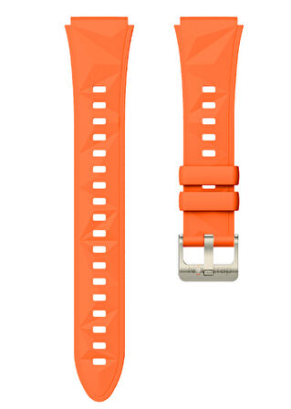 NovStrap Huawei Watch GT4 41mm GT5 41mm ile Uyumlu Kordon (18mm Pimli) Lansman Prizma Silikon Kayış