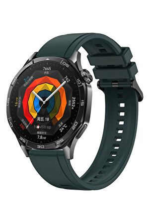 NovStrap Huawei Watch Gt5 46mm Gt5 Pro Gt4 46mm Gt3 46mm Gt3 Pro Se Gt2 ile Uyumlu Kordon 22mm Easy Band Lansman Silikon Kayış