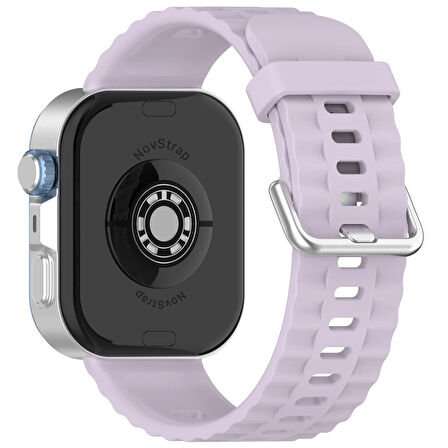 NovStrap Huawei Watch Fit 4 Pro/Fit 4/Fit 3 ile Uyumlu Kordon Tam Uyumlu Pimli Lansman Silikon Kayış