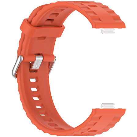 NovStrap Huawei Watch Fit 4 Pro/Fit 4/Fit 3 ile Uyumlu Kordon Tam Uyumlu Pimli Lansman Silikon Kayış