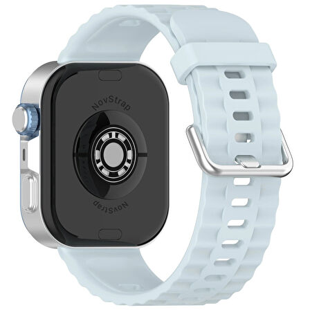 NovStrap Huawei Watch Fit 4 Pro/Fit 4/Fit 3 ile Uyumlu Kordon Tam Uyumlu Pimli Lansman Silikon Kayış