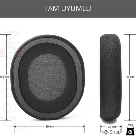 NovStrap SteelSeries Arctis 1 3 5 7 7P 7X 9 9X Pro ile Uyumlu Yedek Kulaklık Yastığı Pedi Süngeri