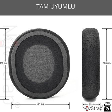 NovStrap SteelSeries Arctis 1 3 5 7 7P 7X 9 9X Pro ile Uyumlu Yedek Kulaklık Yastığı Pedi Süngeri