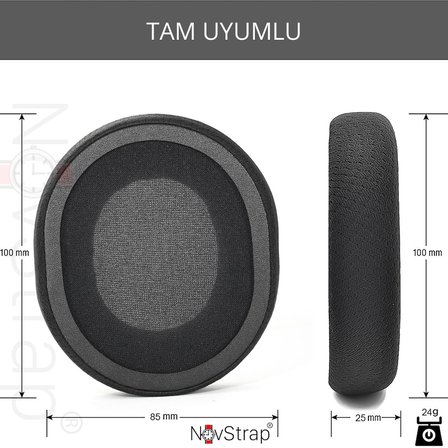NovStrap SteelSeries Arctis 1 3 5 7 7P 7X 9 9X Pro ile Uyumlu Yedek Kulaklık Yastığı Pedi Süngeri