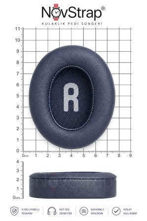 NovStrap JBL Tune 700BT 710BT 720BT 750BTNC 760NC 770NC ile Uyumlu Yedek Kulaklık Pedi Süngeri + Kafa Bandı Seti